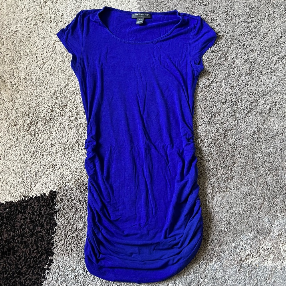 A Pea in the Pod Blue Maternity T-Shirt